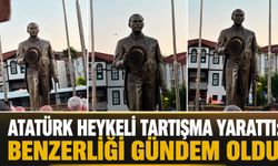 Atatürk Heykeli tartışma yarattı: Benzerliği gündem oldu