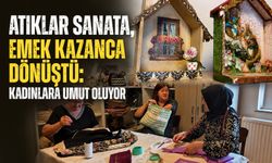 Atıklar sanata, emek kazanca dönüştü: Kadınlara umut oluyor