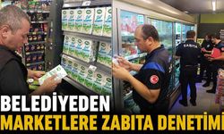 Belediyeden marketlere zabıta denetimi