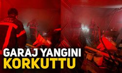 Garaj yangını korkuttu