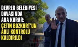 Devrek Belediyesi davasında ara karar: Çetin Bozkurt’un adli kontrolü kaldırıldı