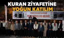 Kuran ziyafetine yoğun katılım