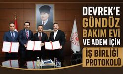 Devrek’e gündüz bakım evi ve ADEM için iş birliği protokolü