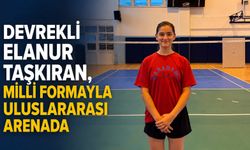 Devrekli Elanur Taşkıran, milli formayla uluslararası arenada