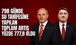 798 günde su tarifesine yapılan toplam artış yüzde 777,8 oldu