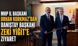 MHP İl Başkanı Orhan Korkmaz’dan Danıştay Başkanı Zeki Yiğit’e ziyaret