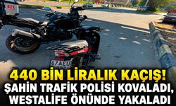 440 bin liralık kaçış! Şahin Trafik Polisi kovaladı, WestaLife önünde yakaladı