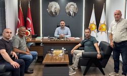 Çağlı Köyü heyetinden AK Parti İl Başkanı Mustafa Çağlayan’a ziyaret