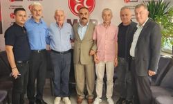 Dernek başkanlarından MHP İl Başkanı Orhan Korkmaz’a hayırlı olsun ziyareti