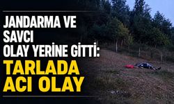Jandarma ve savcı olay yerine gitti: Tarlada acı olay