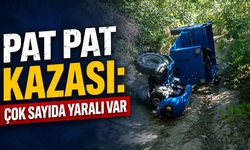Pat pat kazası: Çok sayıda yaralı var
