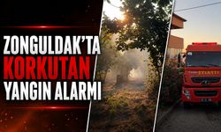 Zonguldak’ta korkutan yangın alarmı