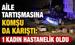 Aile tartışmasına komşu da karıştı: 1 kadın hastanelik oldu