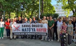 Zonguldak Demokrasi Platformu'ndan NATO Zirvesi protestosu: "NATO'dan çıkılmalı"