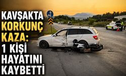 Kavşakta korkunç kaza: 1 kişi hayatını kaybetti