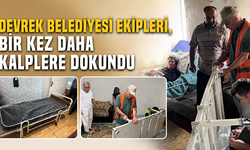 Devrek Belediyesi ekipleri, bir kez daha kalplere dokundu