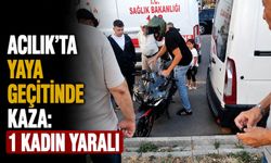 Acılık'ta yaya geçitinde kaza: 1 kadın yaralı