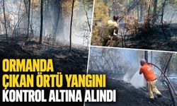 Ormanda çıkan örtü yangını kontrol altına alındı
