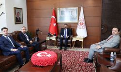MEB Müfettişleri ve İl Millî Eğitim Müdürü’nden Vali Osman Hacıbektaşoğlu'na ziyaret