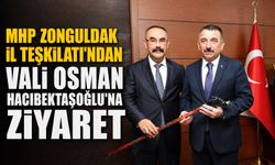 MHP Zonguldak İl Teşkilatı’ndan Vali Osman Hacıbektaşoğlu’na ziyaret