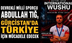 Devrekli milli sporcu Abdullah Tığ, Gürcistan’da Türkiye için mücadele edecek