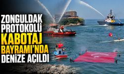 Zonguldak protokolü Kabotaj Bayramı'nda denize açıldı