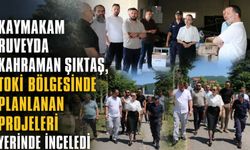 Kaymakam Ruveyda Kahraman Şıktaş, TOKİ bölgesinde planlanan projeleri yerinde inceledi