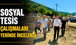 Sosyal tesis çalışmaları yerinde incelendi