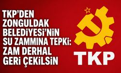 TKP'den Zonguldak Belediyesi'nin su zammına tepki: Zam derhal geri çekilsin