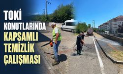 TOKİ konutlarında kapsamlı temizlik çalışması