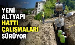 Yeni altyapı hattı çalışmaları sürüyor
