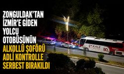 Zonguldak’tan İzmir’e giden yolcu otobüsünün alkollü şoförü adli kontrolle serbest bırakıldı
