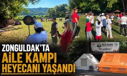 Zonguldak'ta aile kampı heyecanı yaşandı