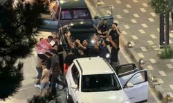 Asker uğurlama konvoyunda trafiği kapatıp meşale yaktılar