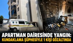 Apartman dairesinde yangın: Kundaklama şüphesiyle 1 kişi gözaltında
