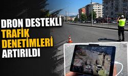 Dron destekli trafik denetimleri artırıldı