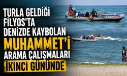 Turla geldiği Filyos'ta denizde kaybolan Muhammet'i arama çalışmaları ikinci gününde