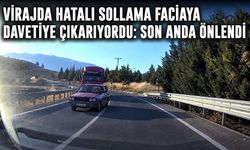 Virajda hatalı sollama faciaya davetiye çıkarıyordu: Son anda önlendi