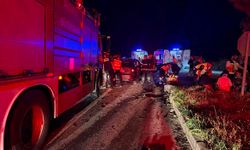 İki otomobilin çarpıştığı kazada 5 kişi yaralandı