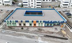 İl Millî Eğitim Müdürlüğüne tahsis edilen yeni anaokulu inşaatı sürüyor