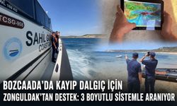 Bozcaada’da kayıp dalgıç için Zonguldak’tan destek: 3 boyutlu sistemle aranıyor