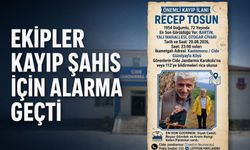 Ekipler kayıp şahıs için alarma geçti