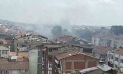 Tadilat sırasında atık malzemeler tutuştu