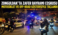 Zonguldak’ta Zafer Bayramı coşkusu motosiklet ve off-road gösterisiyle taçlandı