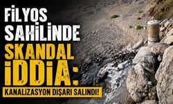 Filyos sahilinde skandal iddia: Kanalizasyon dışarı salındı!