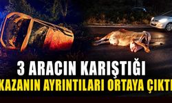 3 aracın karıştığı kazanın ayrıntıları ortaya çıktı