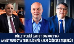 Milletvekili Saffet Bozkurt’tan Ahmet Ulusoy’a Tebrik, İsmail Hakkı Özölçer’e teşekkür