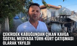 Çekirdek kabuğundan çıkan kavga sosyal medyada Türk-Kürt çatışması olarak yayıldı