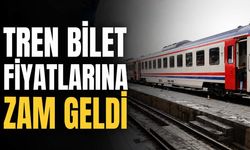 Tren bilet fiyatlarına zam geldi