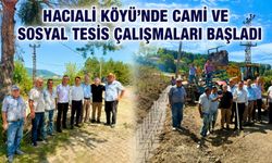 Hacıali Köyü’nde cami ve sosyal tesis çalışmaları başladı